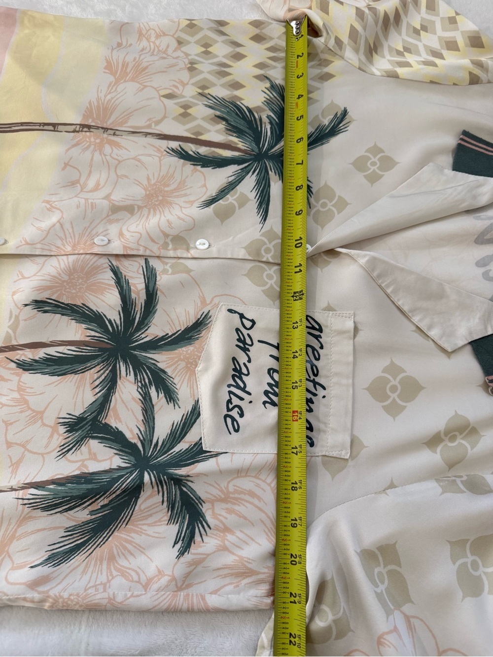 Vintage Havana Paradise Print 2 Piece Set Tropical Lounge Pajama Set S - Picture 13 of 13